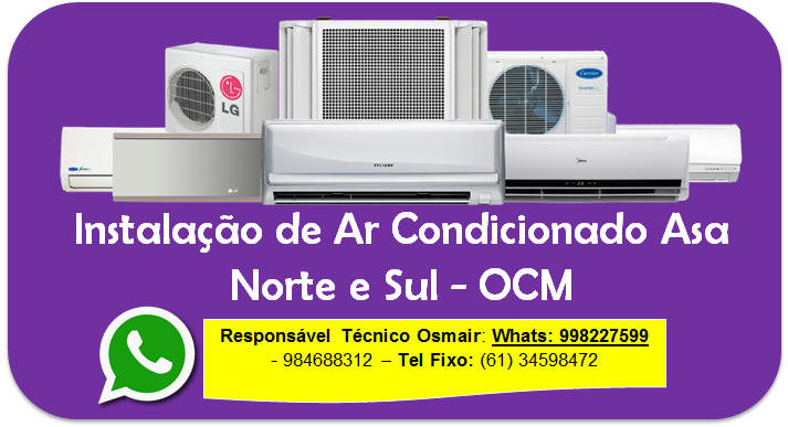 Instalação de Ar Condicionado em Brasília – Asa Norte e Asa sul