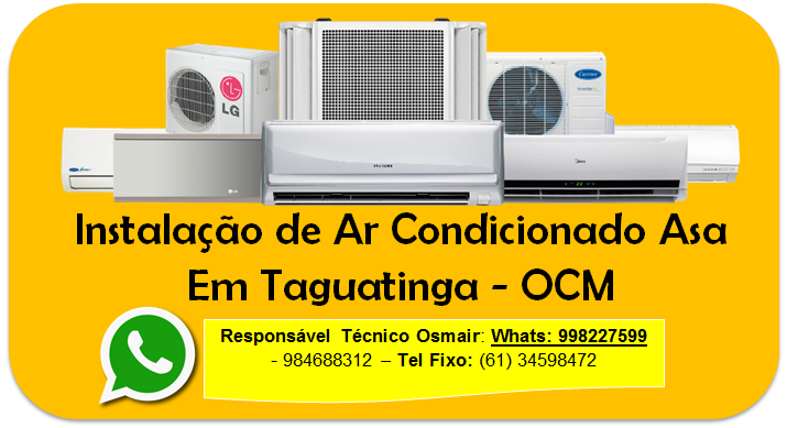 Instalação de Ar Condicionado Taguatinga | OCM