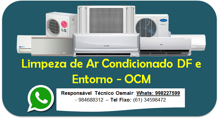 Instalação e Limpeza de ar Condicionado DF e Entorno