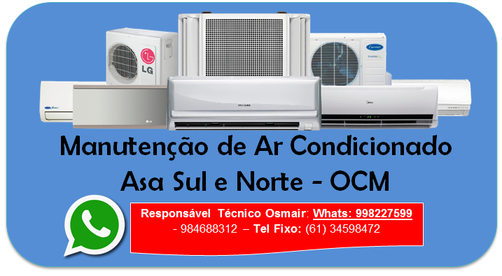Conserto, Instalação e Manutenção de ar Condicionado Asa Norte e Sul